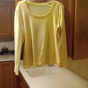 by chicos womenes top long sleeves size  2